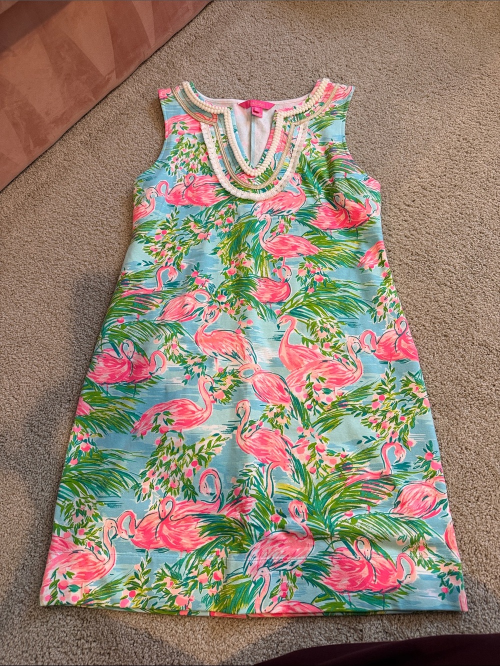 Lilly Pulitzer Pink Flamingo Dress